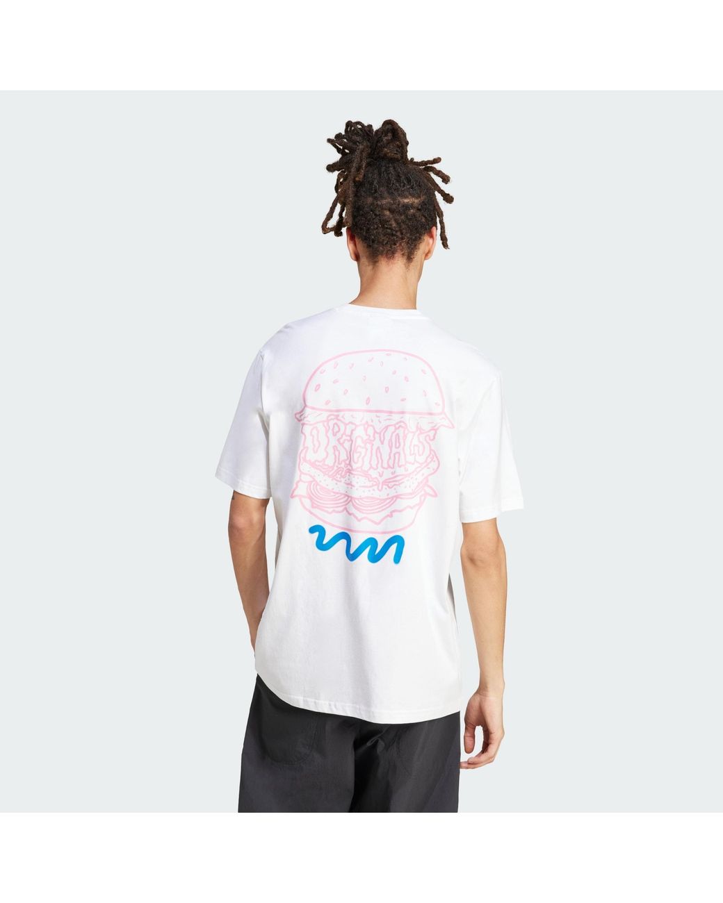 Adidas Originals White Tee for men