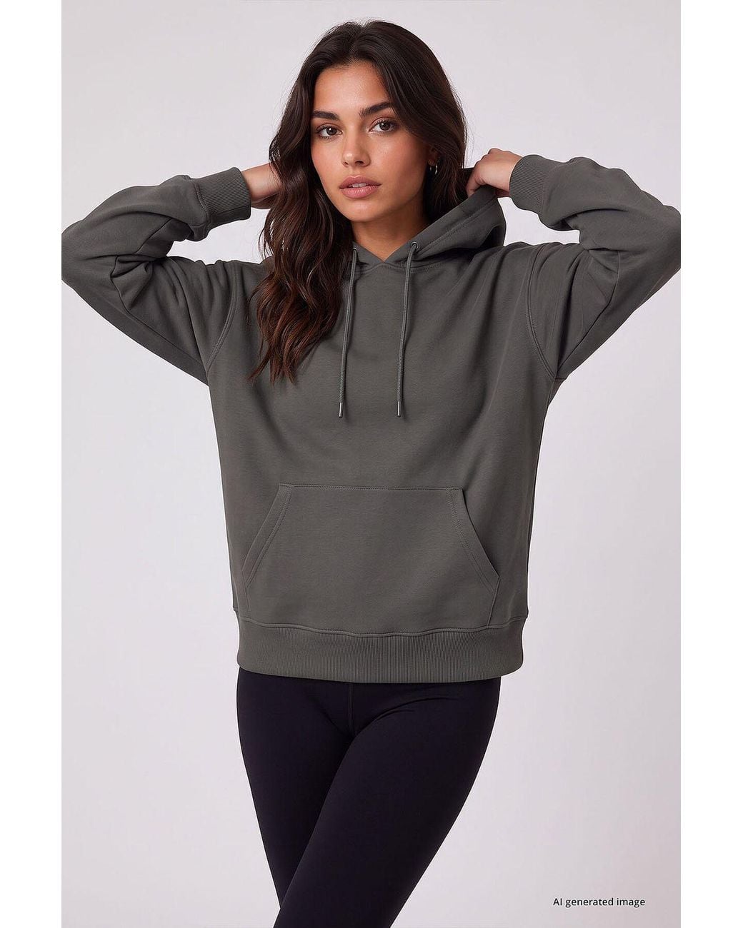 TOMMY LIFE Black Cotton-Blend Sweatshirt