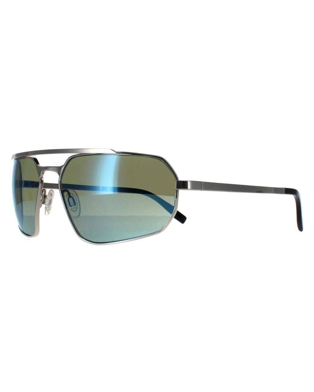Serengeti Green Rectangle Shiny Saturn 555Nm Polarized Hinkley for men