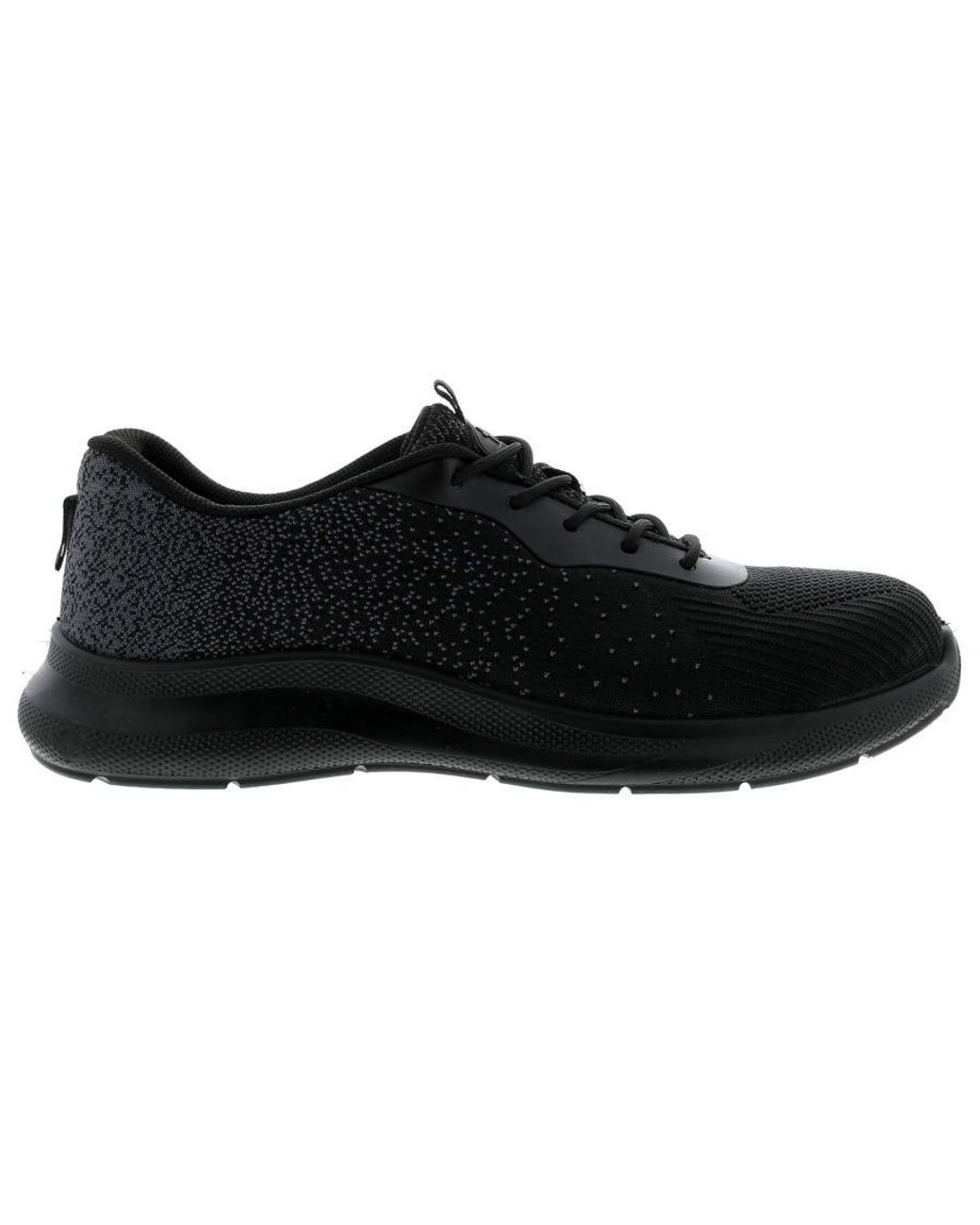 Tradesafe Black Safety Shoes Trainers Mason Textile for men