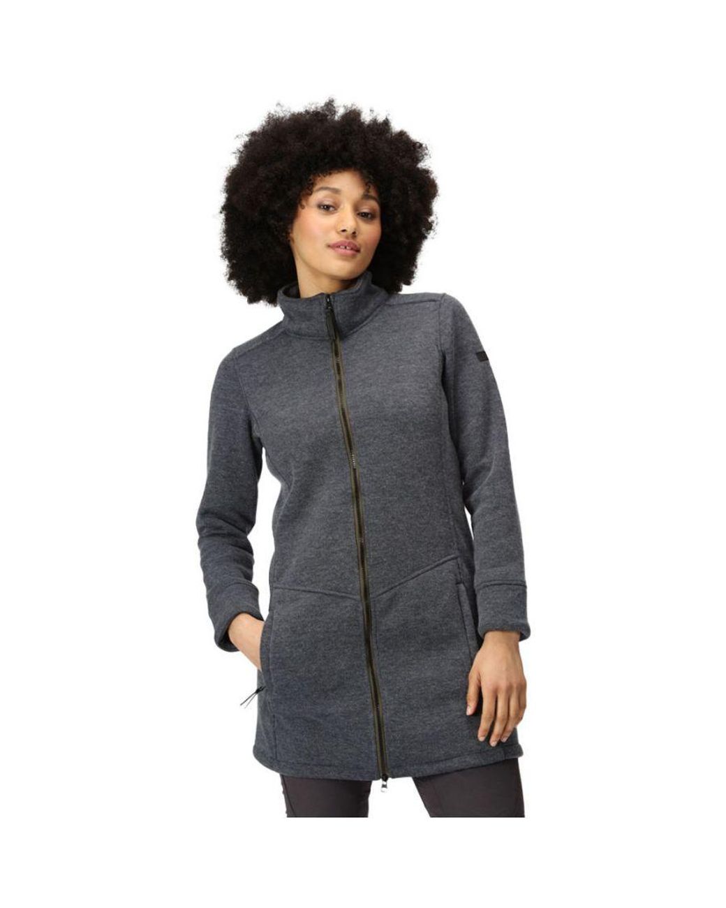Longline fleece jacket new arrivals