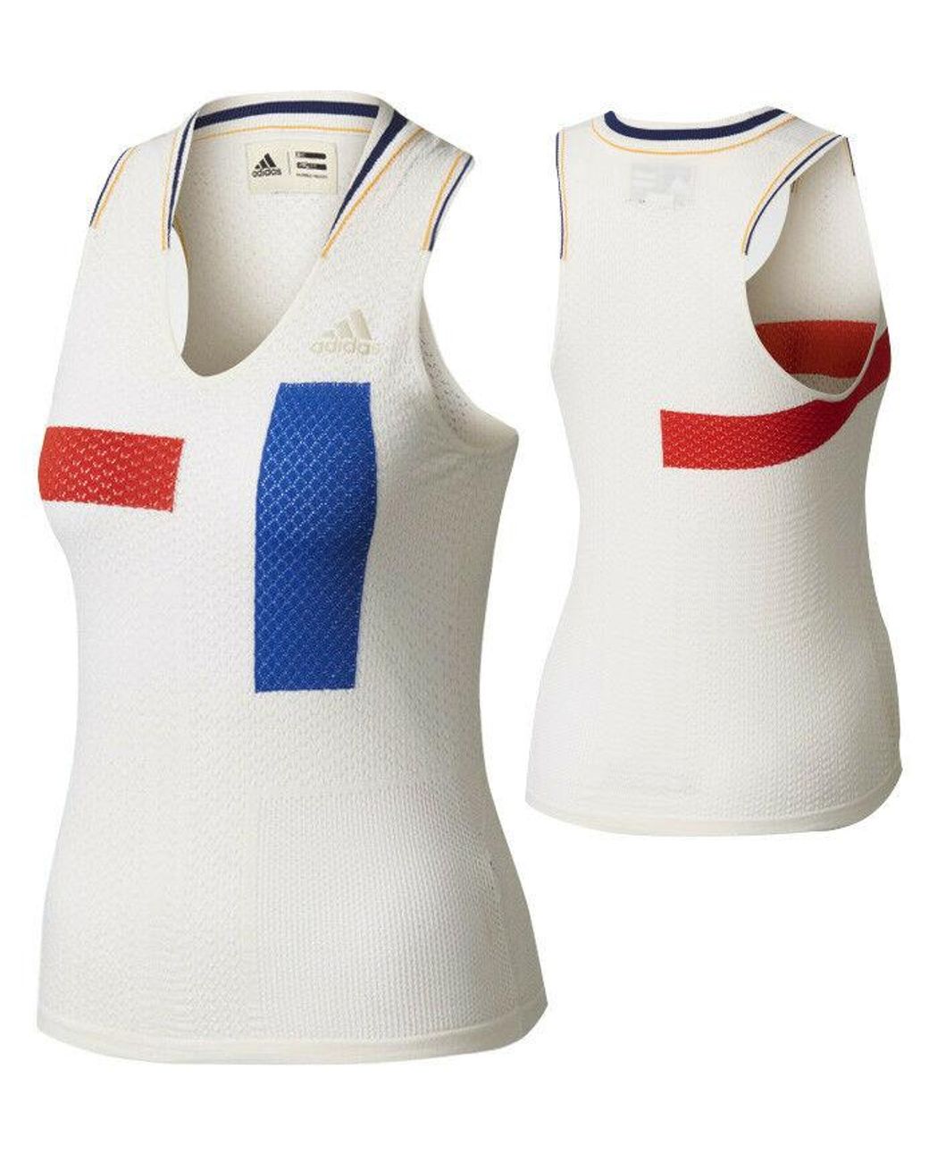 Adidas White X Pharrell Williams Ny Cb Tank Top