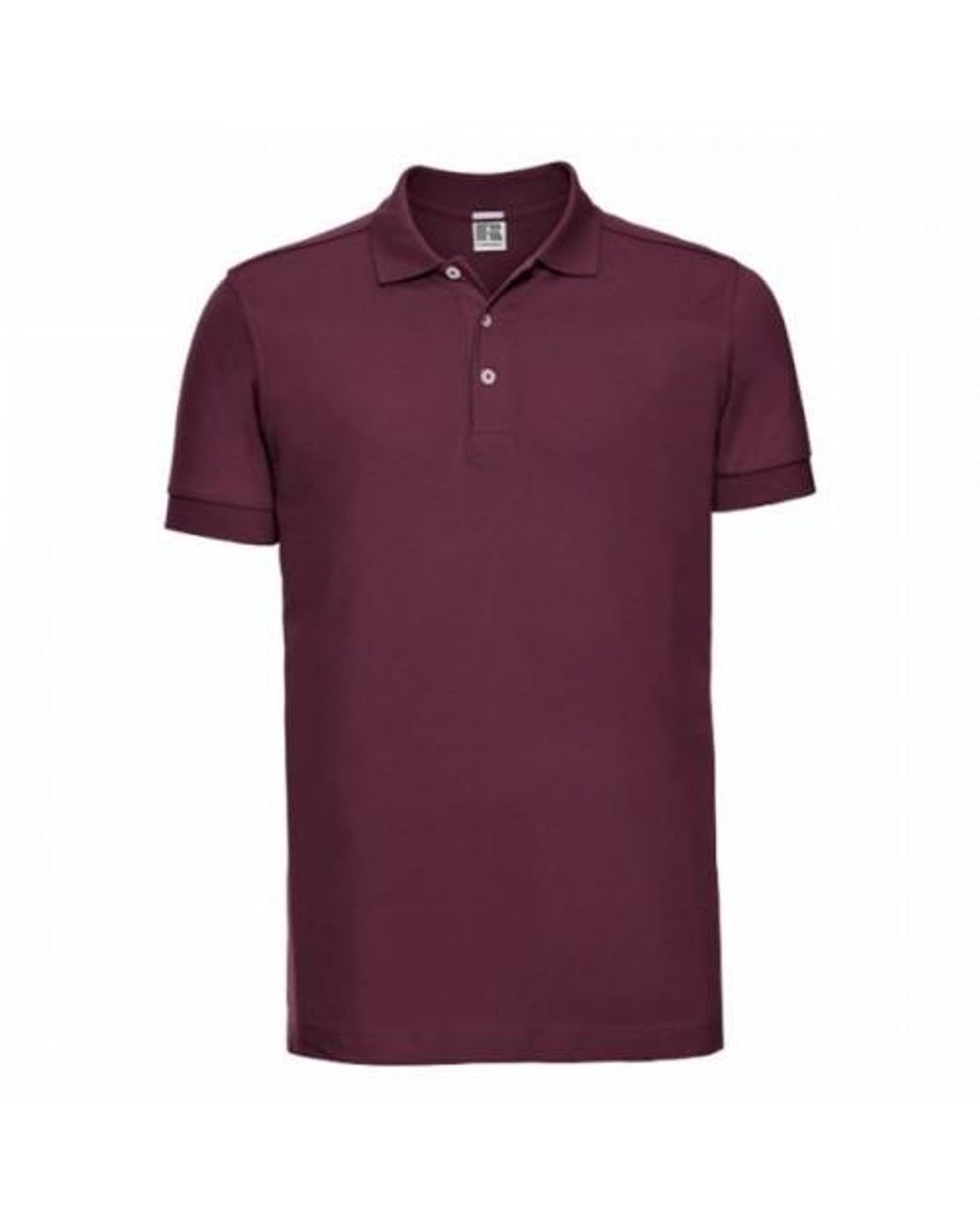 Russell Purple Stretch Short Sleeve Polo Shirt for men