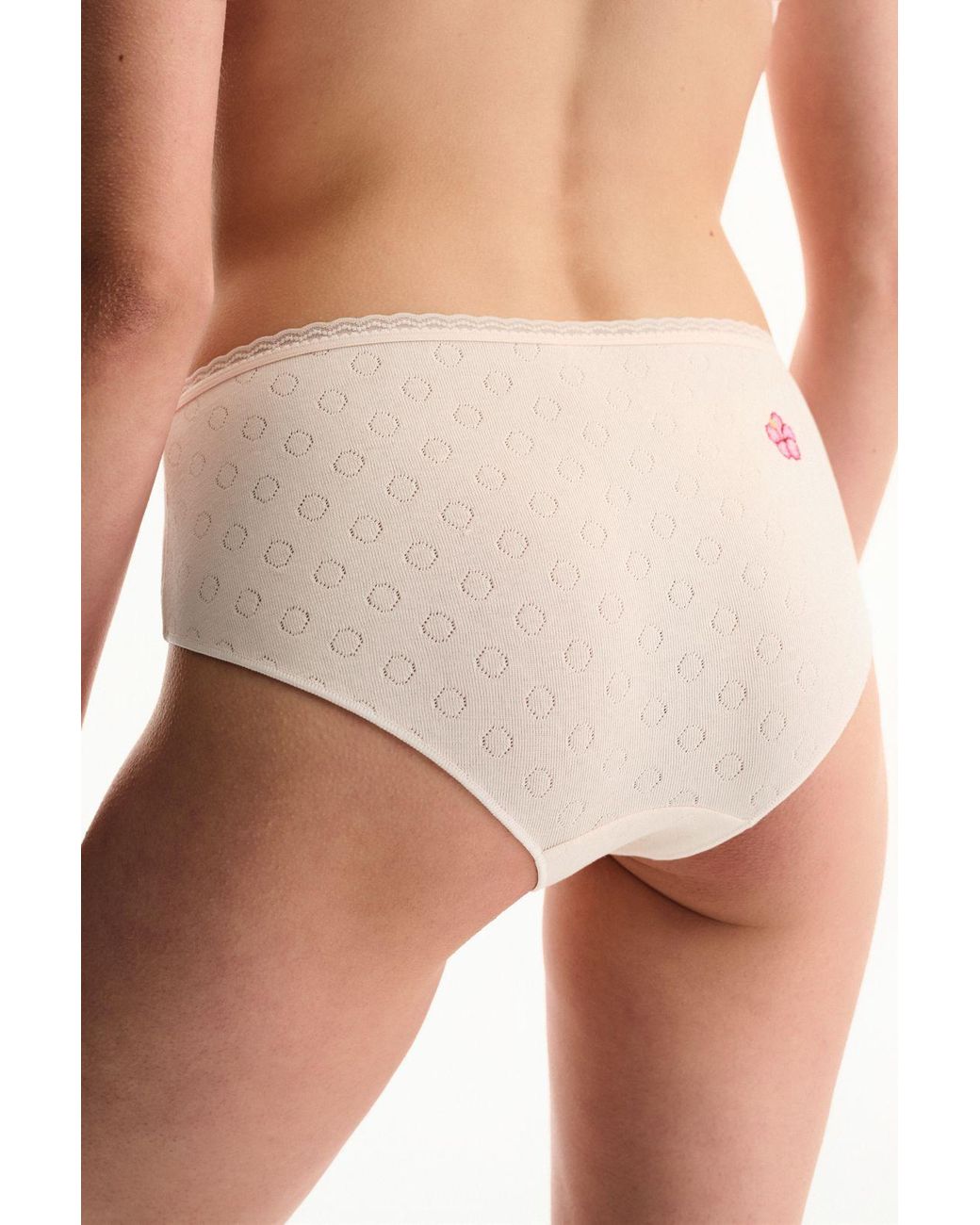 Penti Natural Pointel Floral Hipster