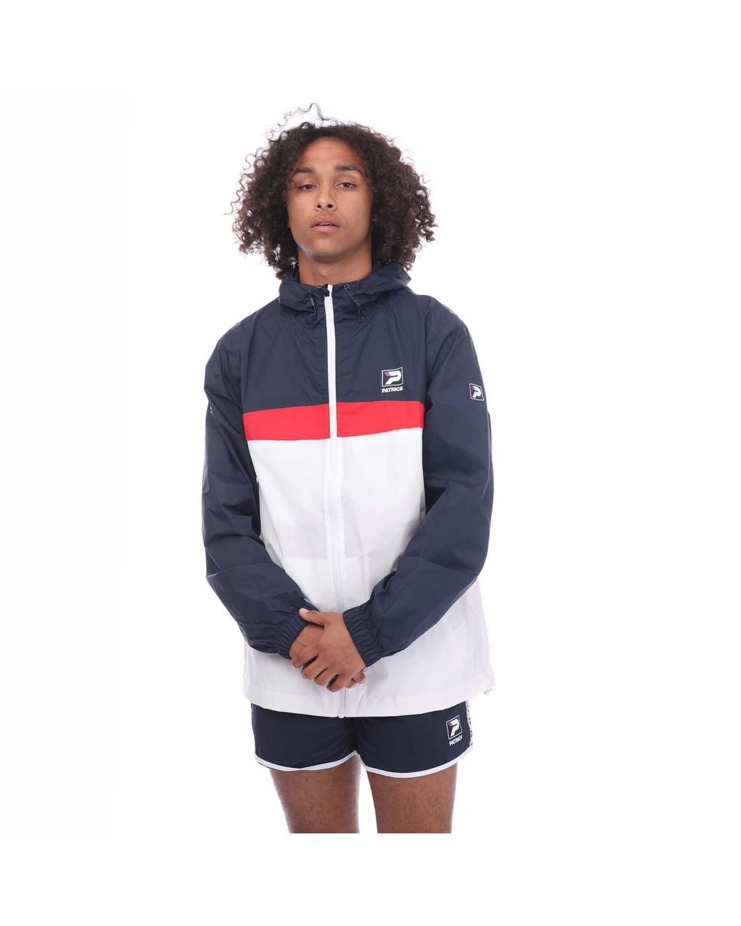 Patrick Blue Cagoule Windbreaker for men