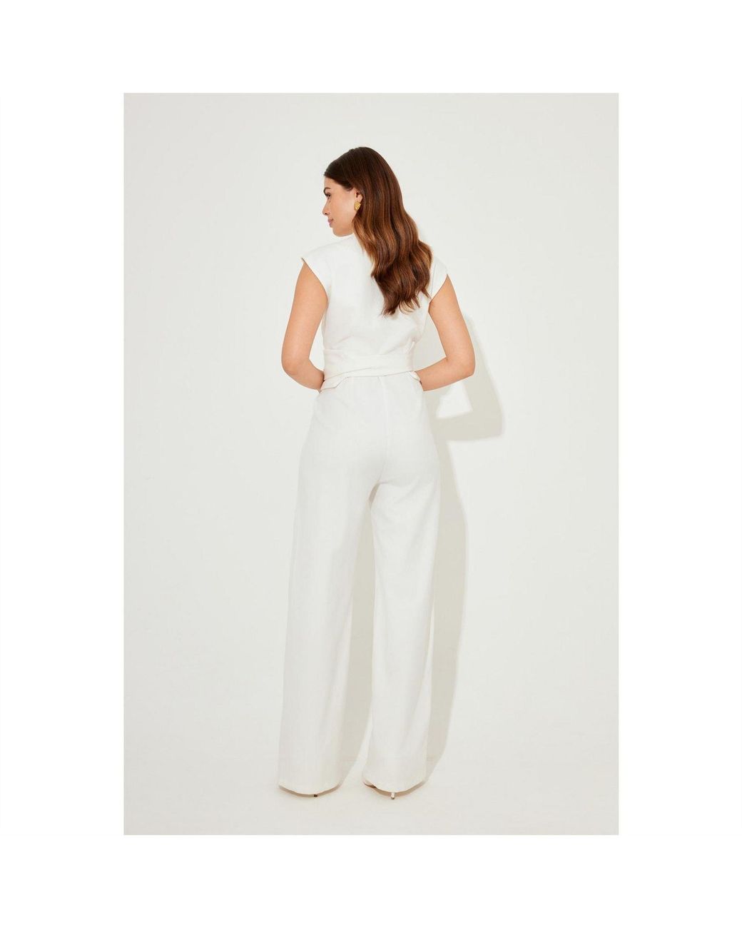 Odd Muse White Mus Jumpsuit Ld99