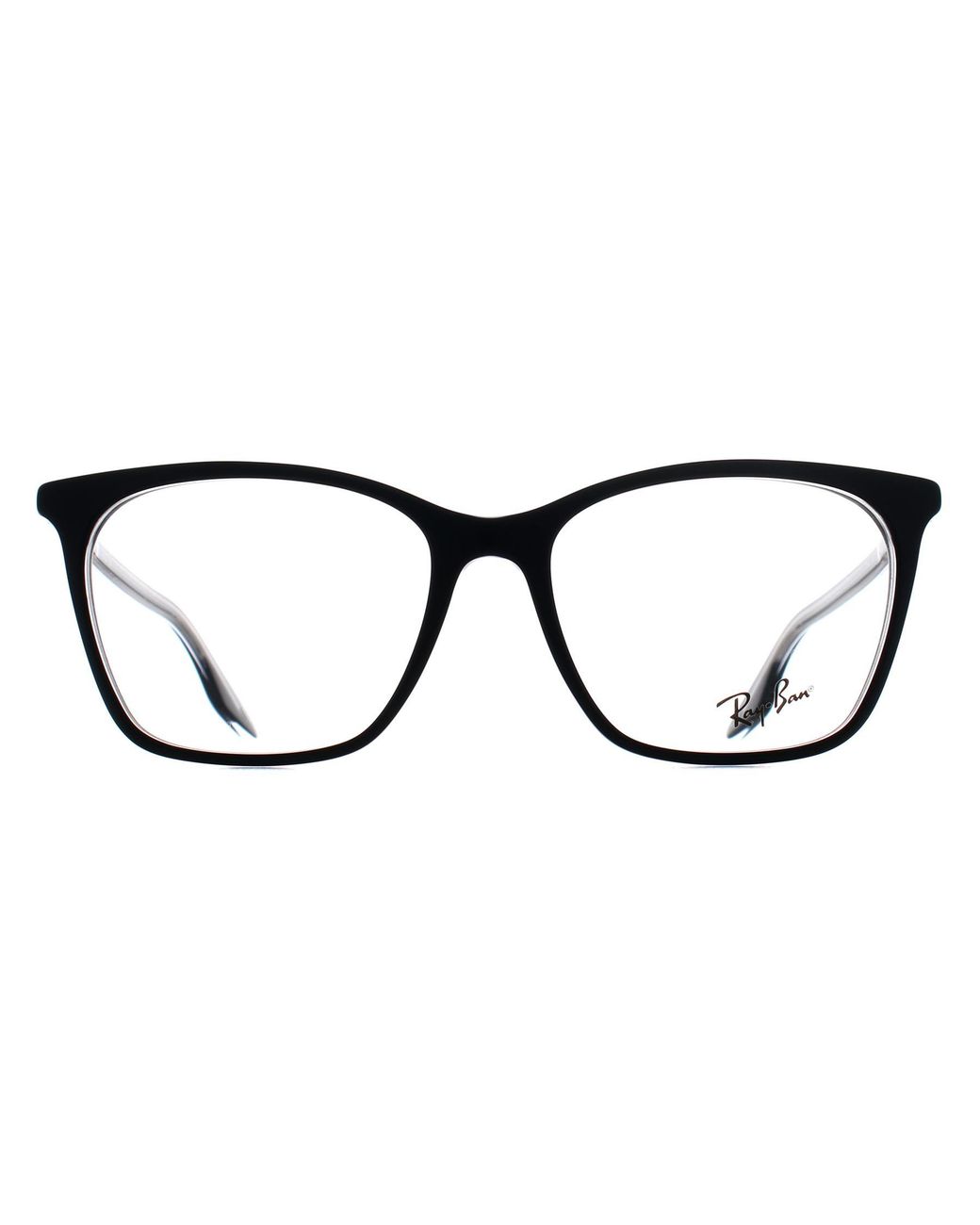 Ray-Ban Black Cat Eye On Transparent Rx5422