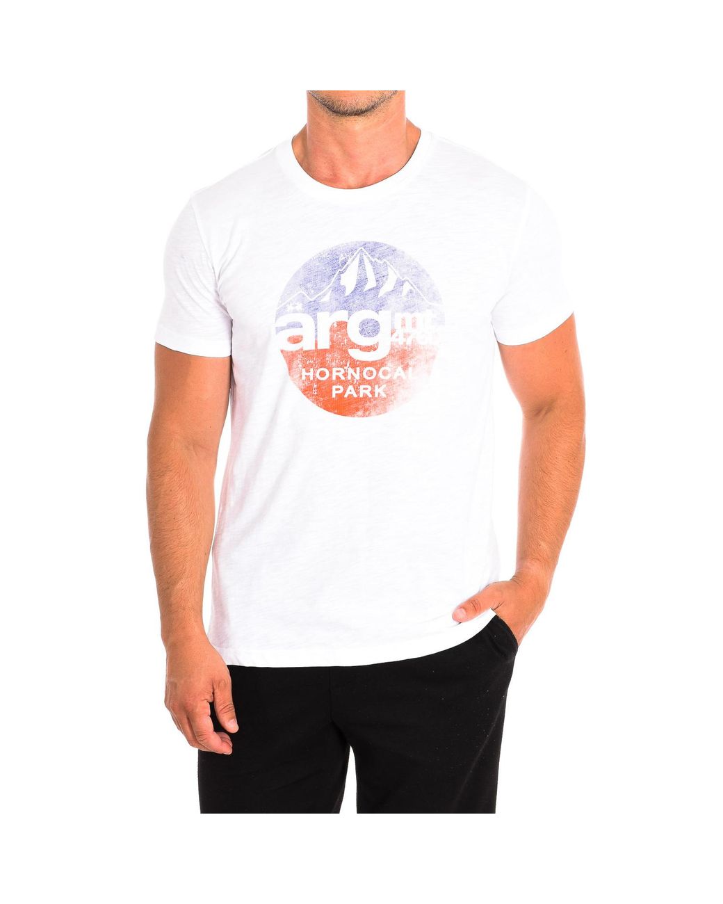 La Martina White Short Sleeve T-Shirt Tmr313-Js259 for men