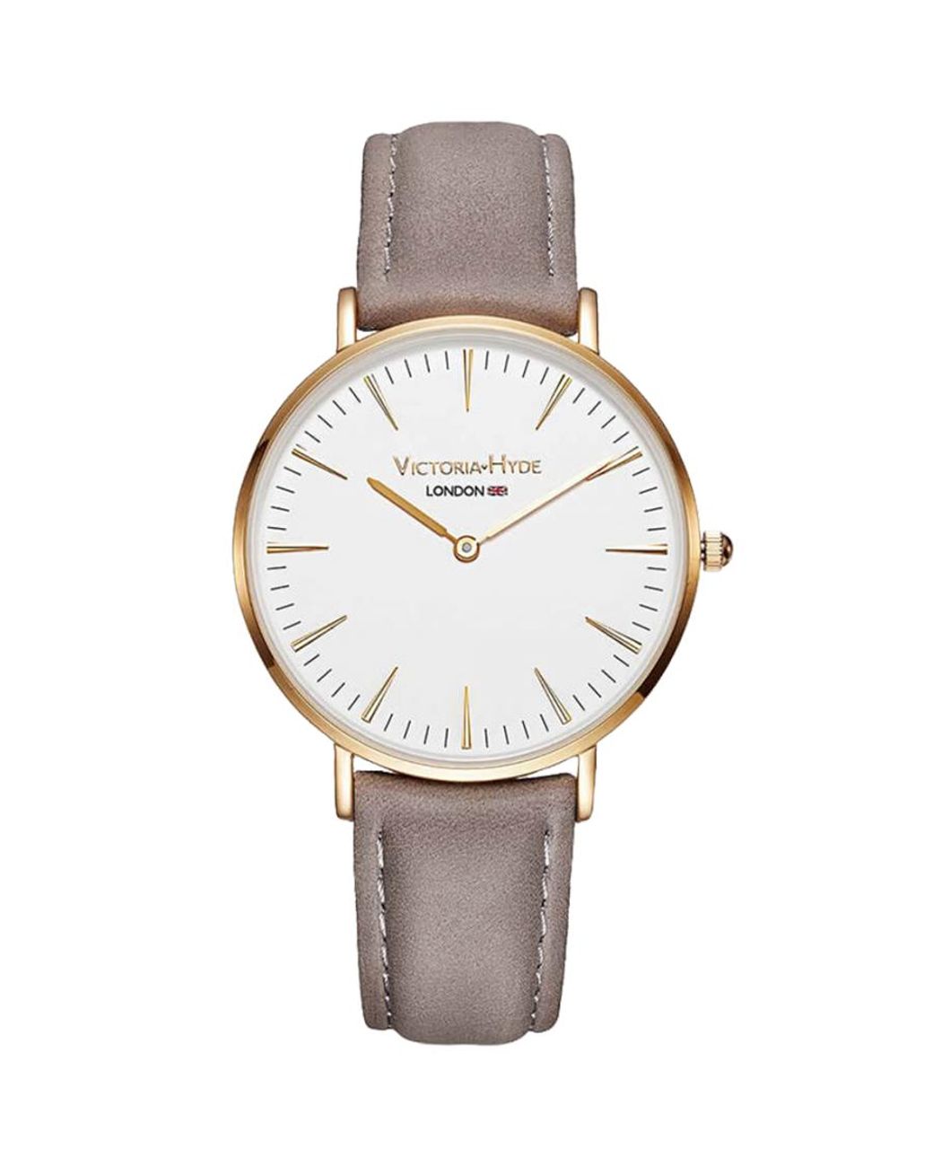 Victoria Hyde London Metallic Watch Southfields Modern, Stainless Steel