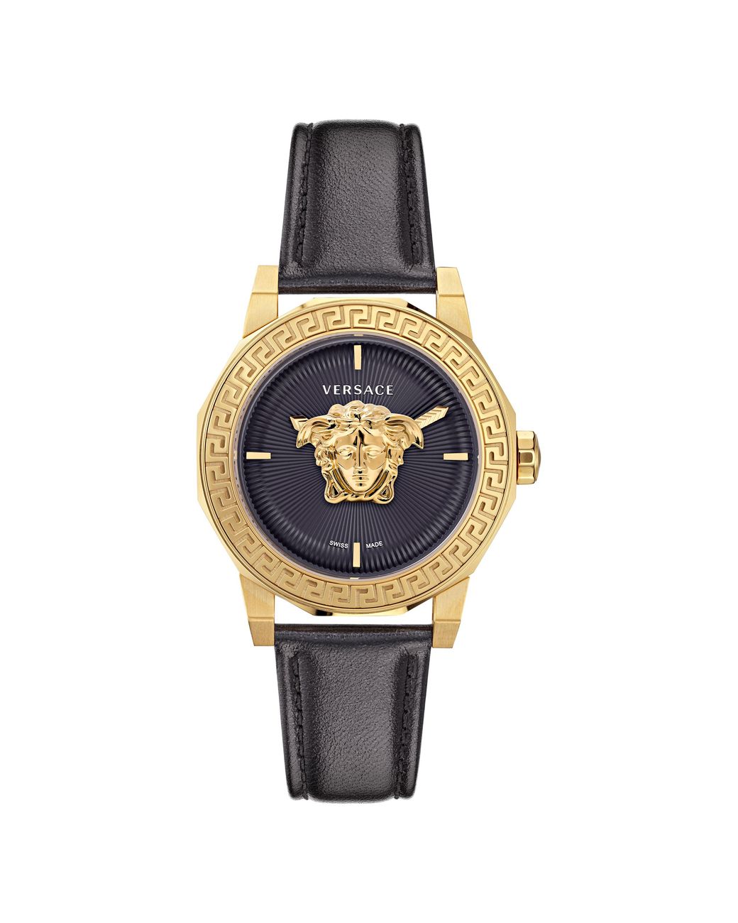 Versace Metallic Medusa Deco Watch Ve7B00223 Leather (Archived)