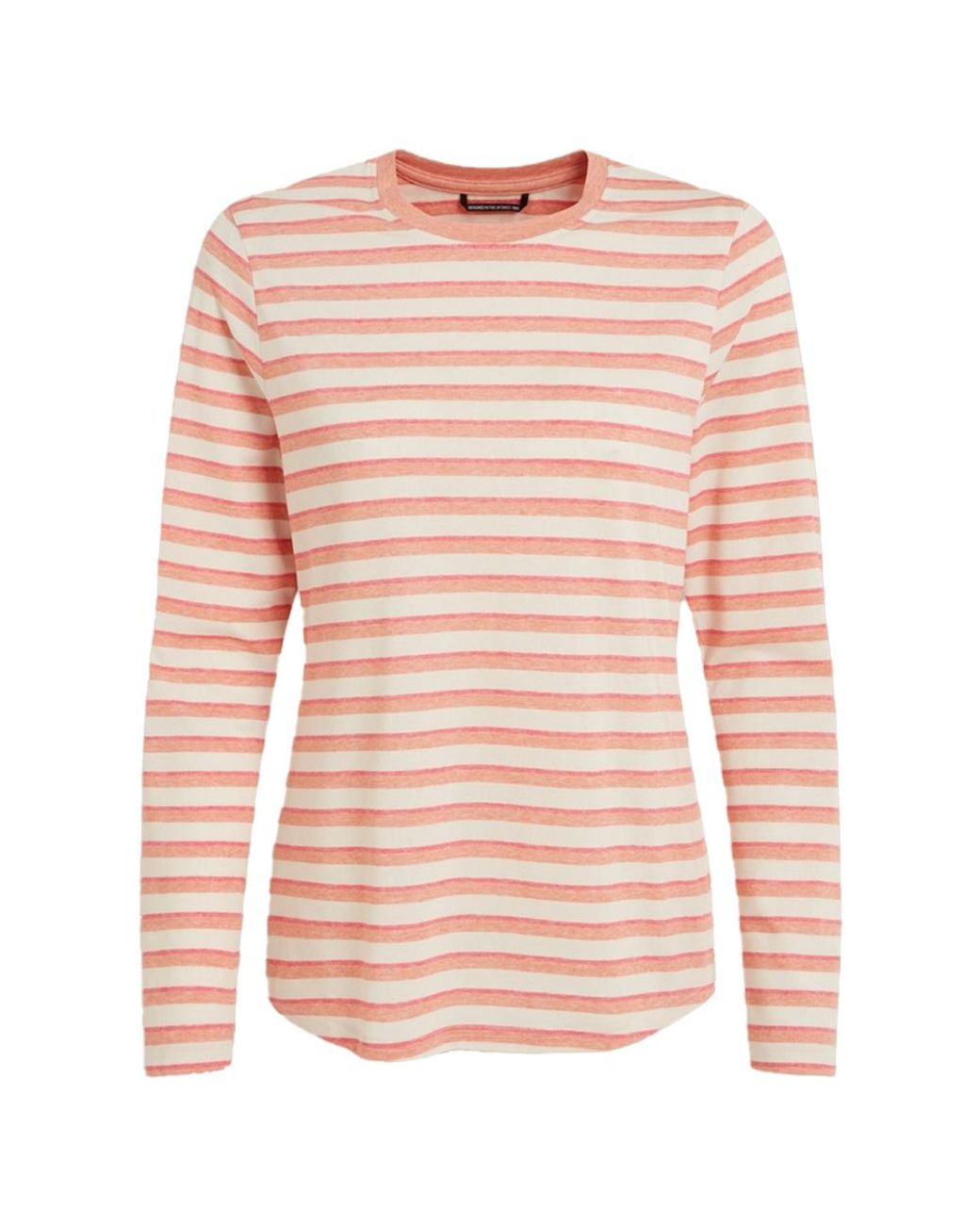 Craghoppers Pink Ladies Akona Striped Nosilife Long-Sleeved T-Shirt (Clay)