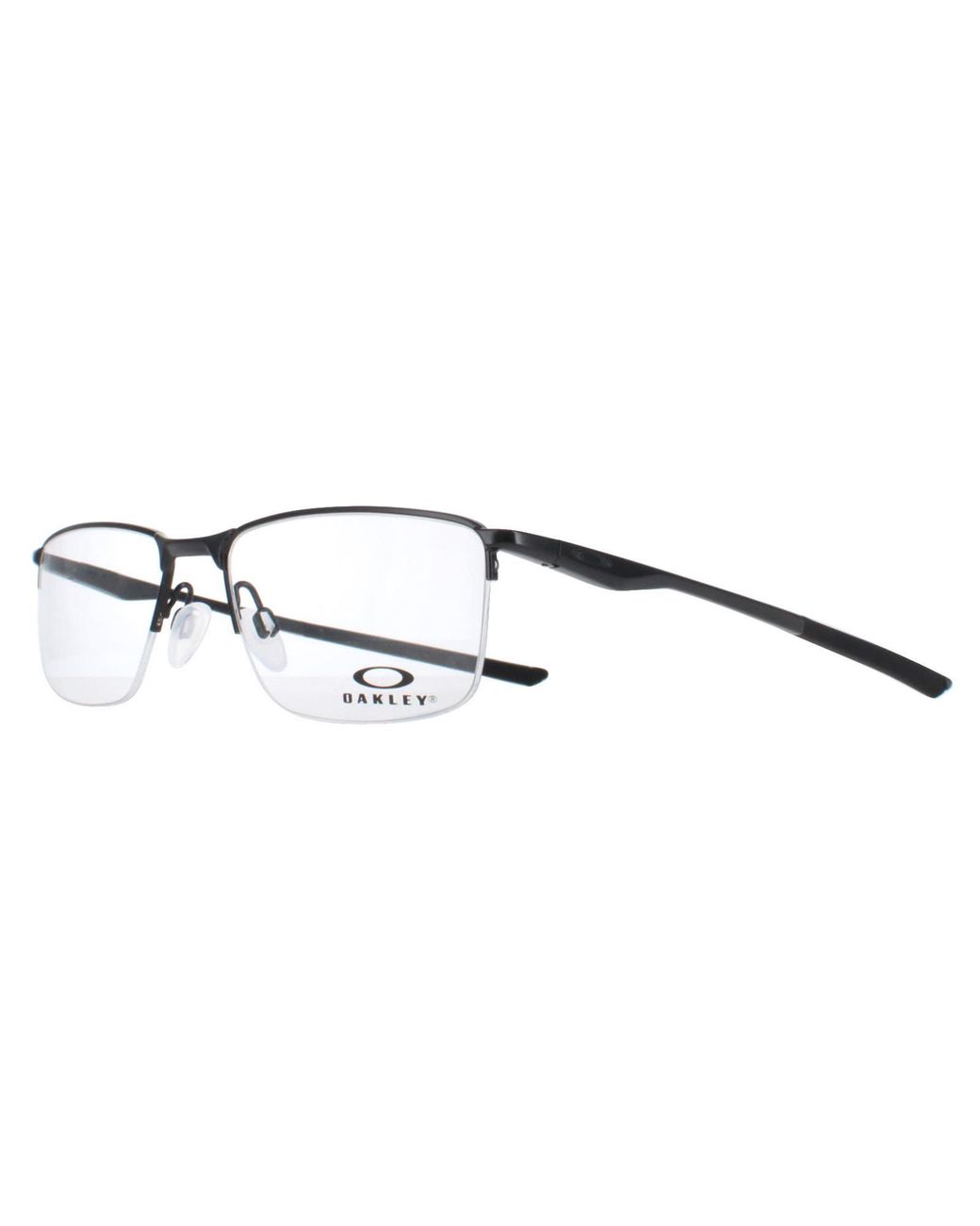 Oakley Brown Half Rimless Polished Ox3218 Socket 5.5 Metal for men