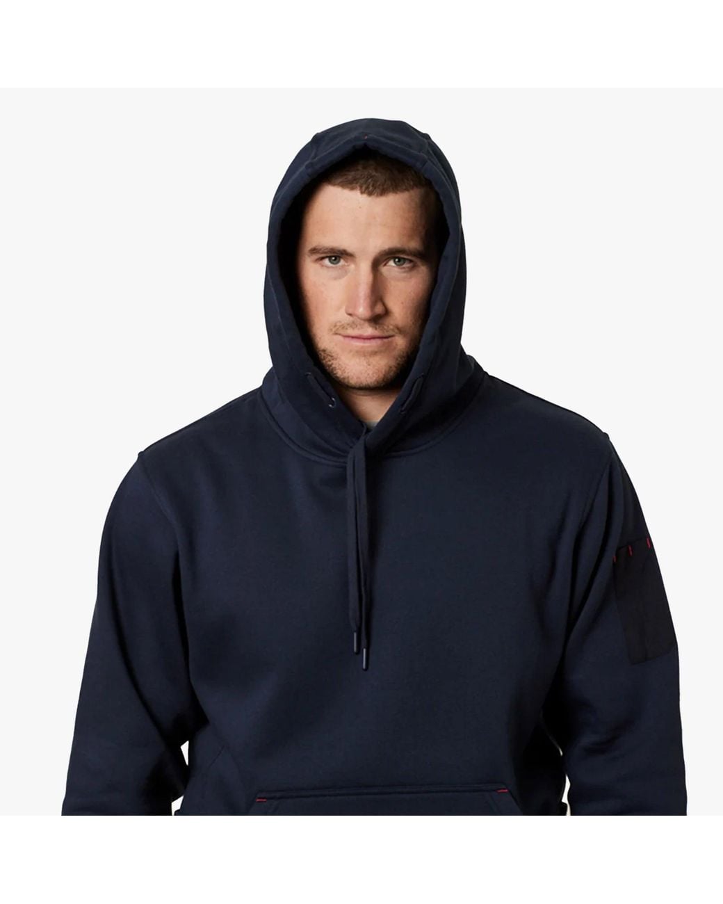 Hard Yakka Blue Brushed Fleece Sweatshirt for men
