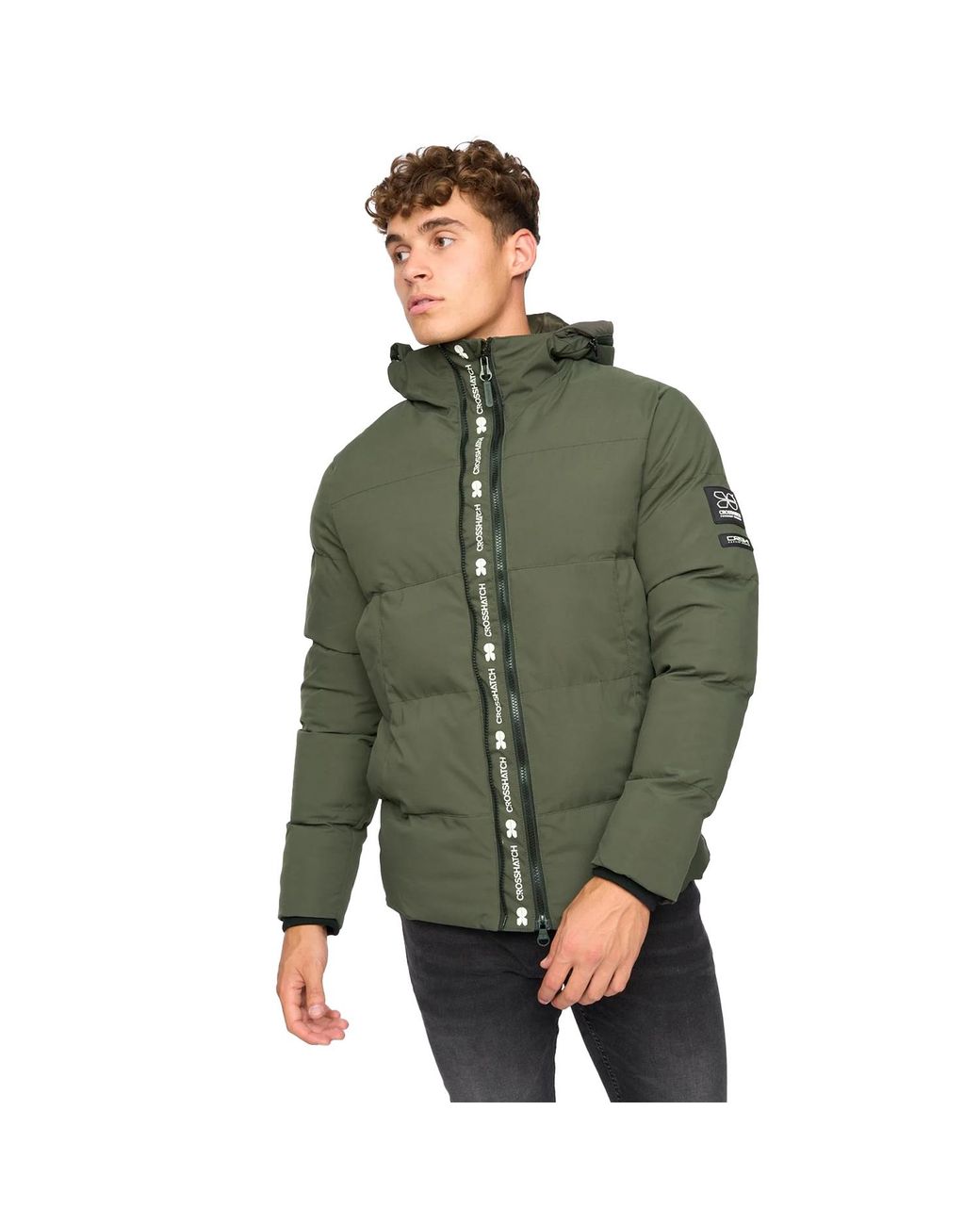 Crosshatch Green Hanjo Jacket for men