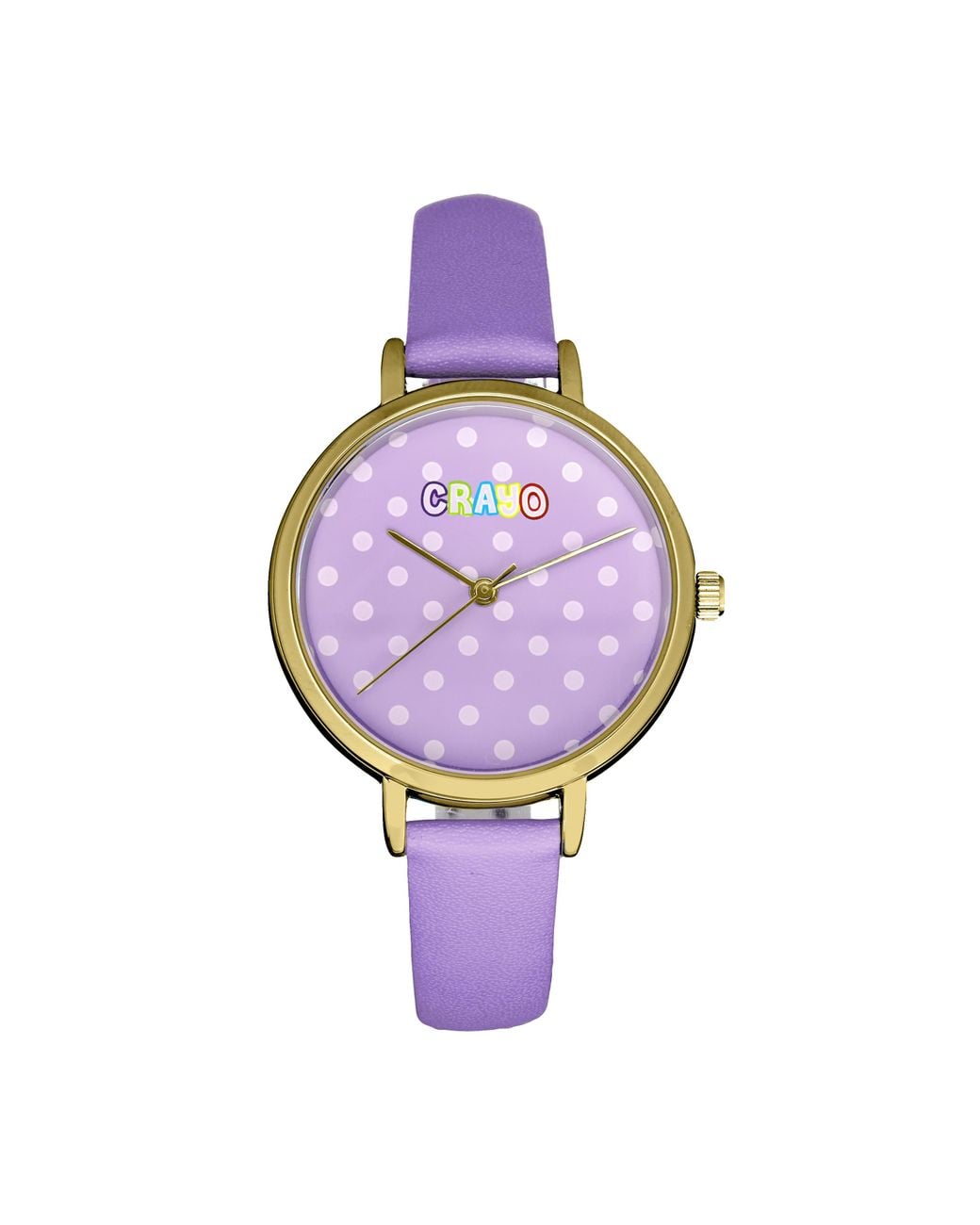 Crayo Purple Dot-Armbanduhr