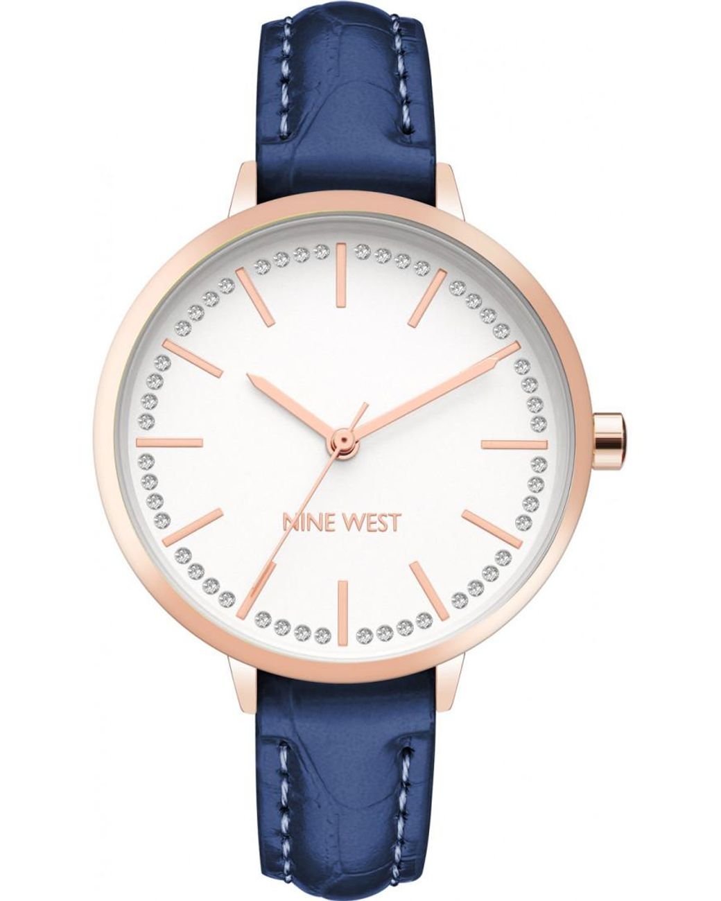 Nine West Blue Nw-2554Rgnv Ladies Watch