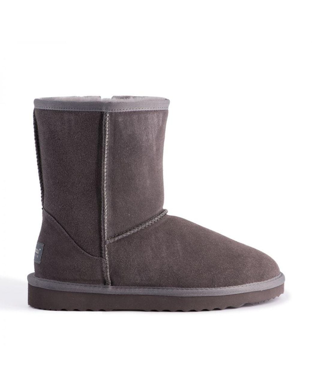 Aus Wooli Brown Australia Mid Calf Sheepskin Boot