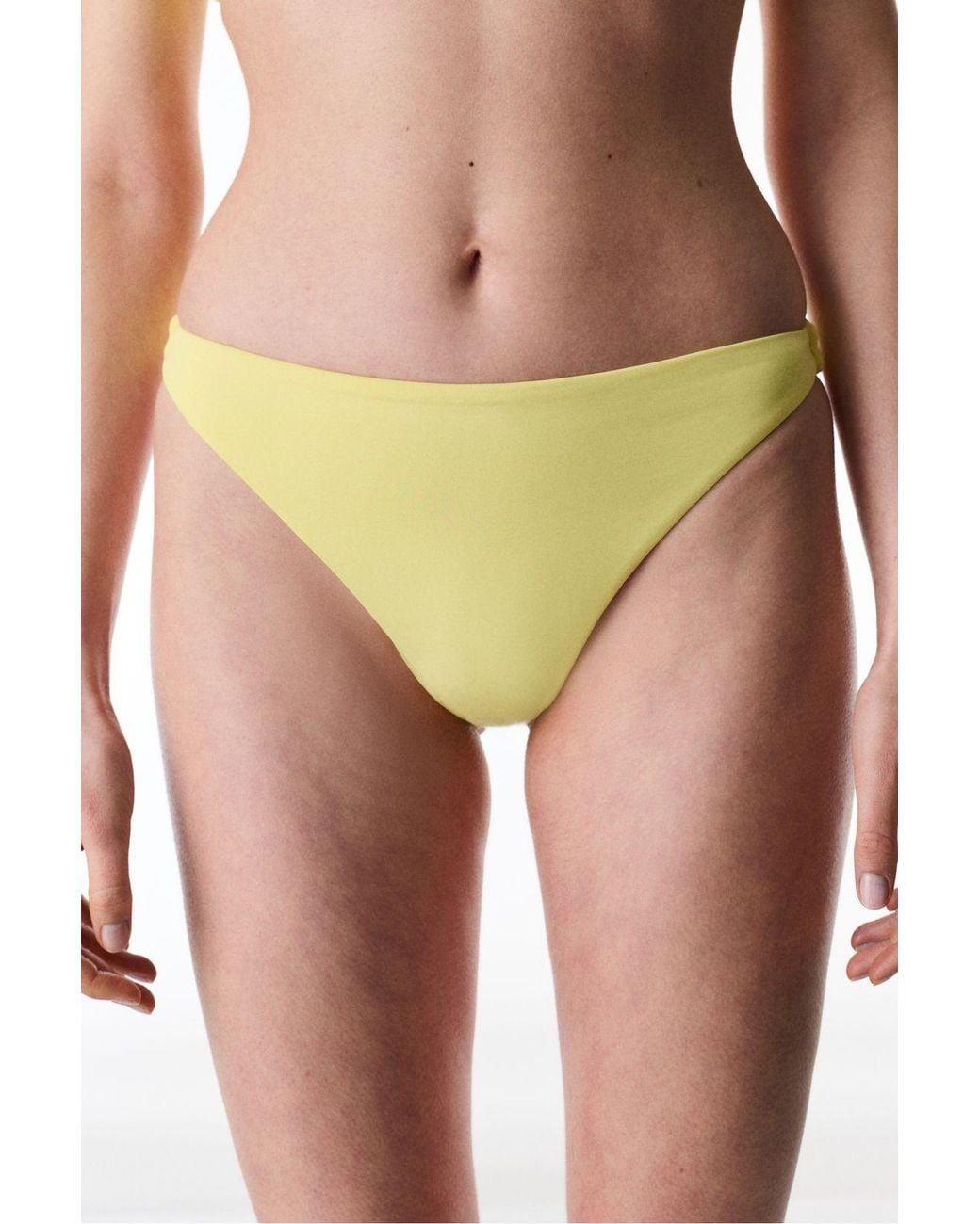 Penti Yellow Minimal Mid Waist Bikini Bottom