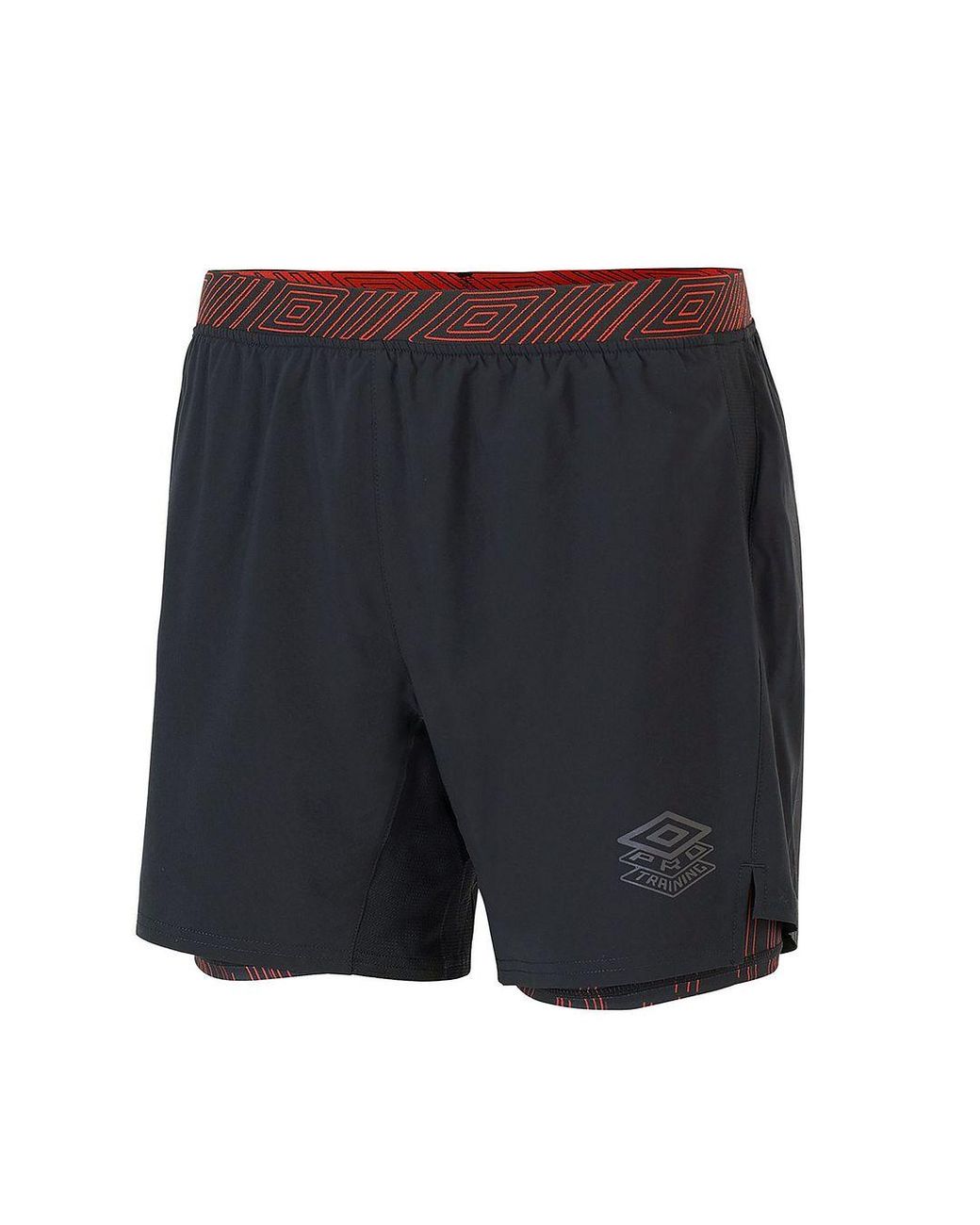 Umbro Blue Stretch Waist Elite Training Hybrid Shorts 65841G Cmm for men