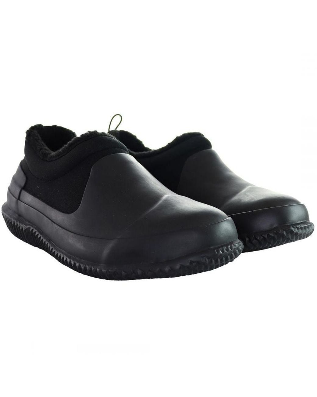 Hunter Black Insulated Shearling Shoes
