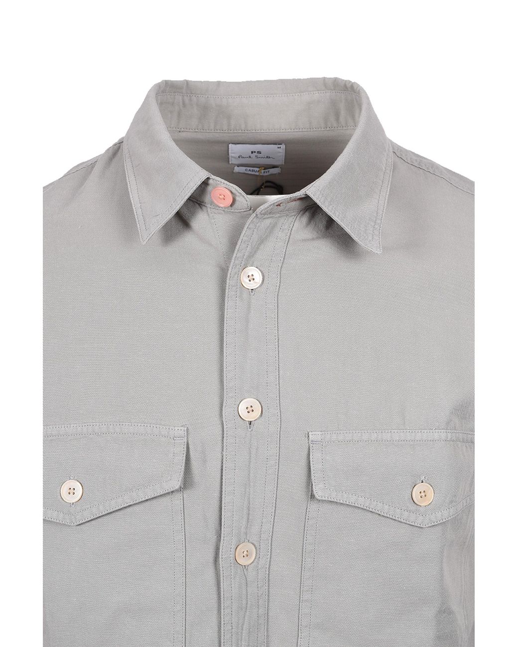 Paul Smith Gray Casual Fit Shirt Cotton for men