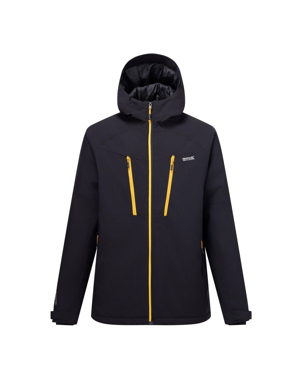Regatta Black Highton Two Tone Waterproof Stretch Insulated Jacket /Sunset) for men