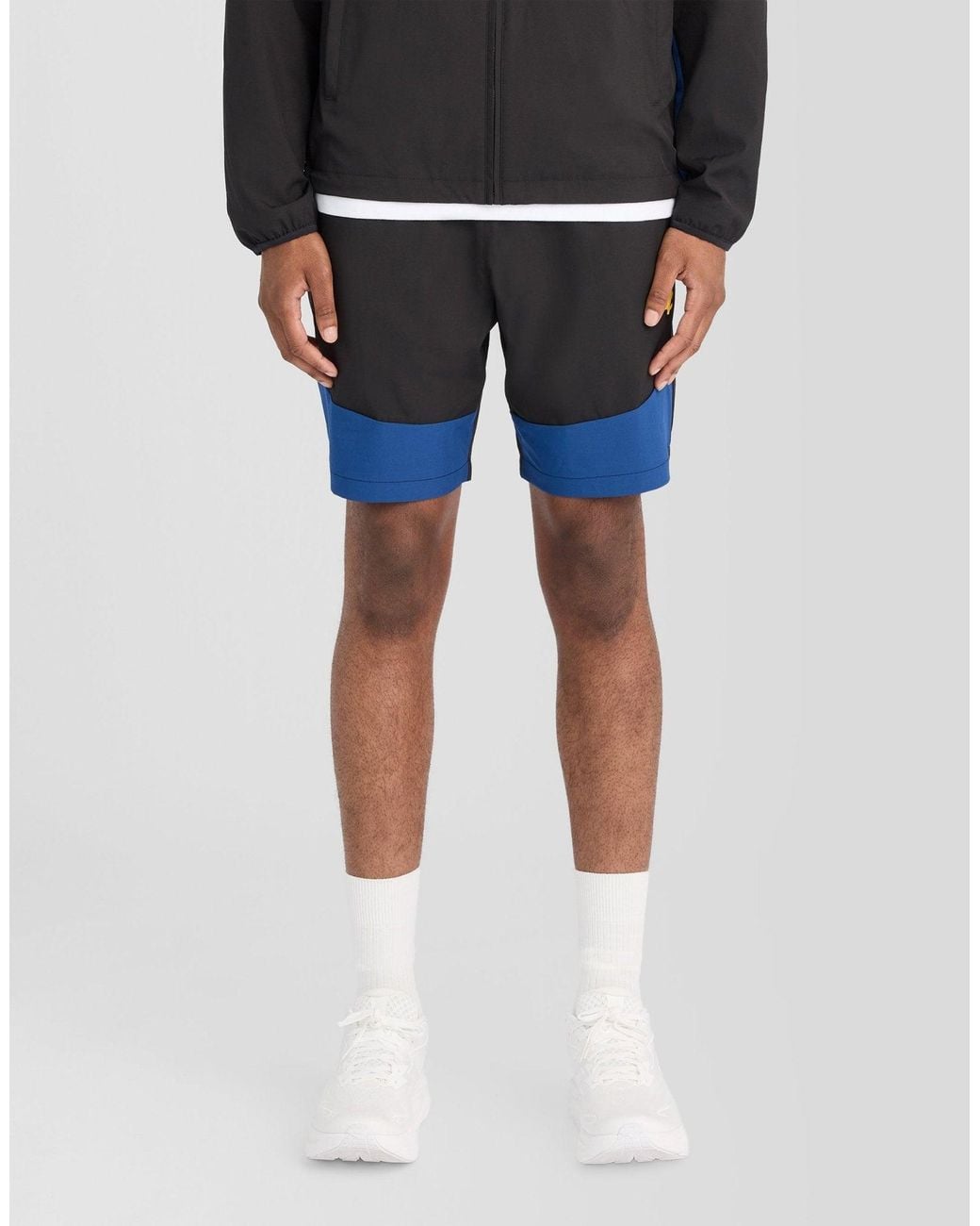 Lyle & Scott Black Panelled Shorts for men