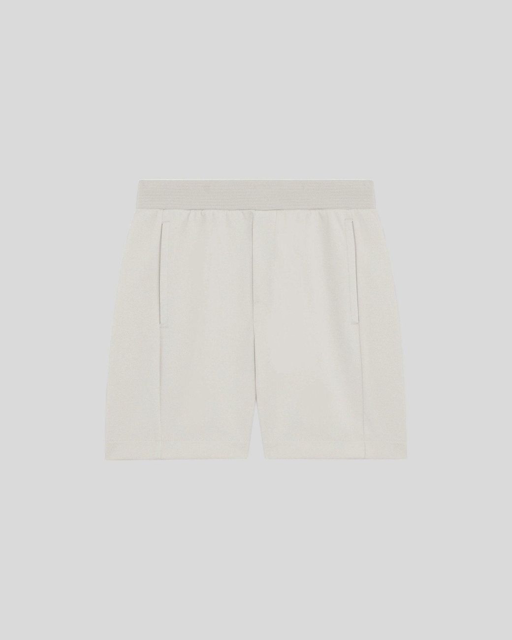 Lyle & Scott White Cotton Blend Track Sweat Shorts for men