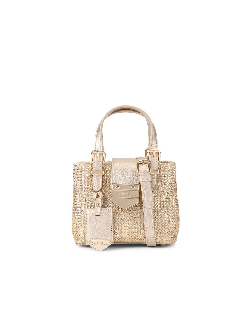 Carvela Kurt Geiger Natural Maria Micro Tote Bag