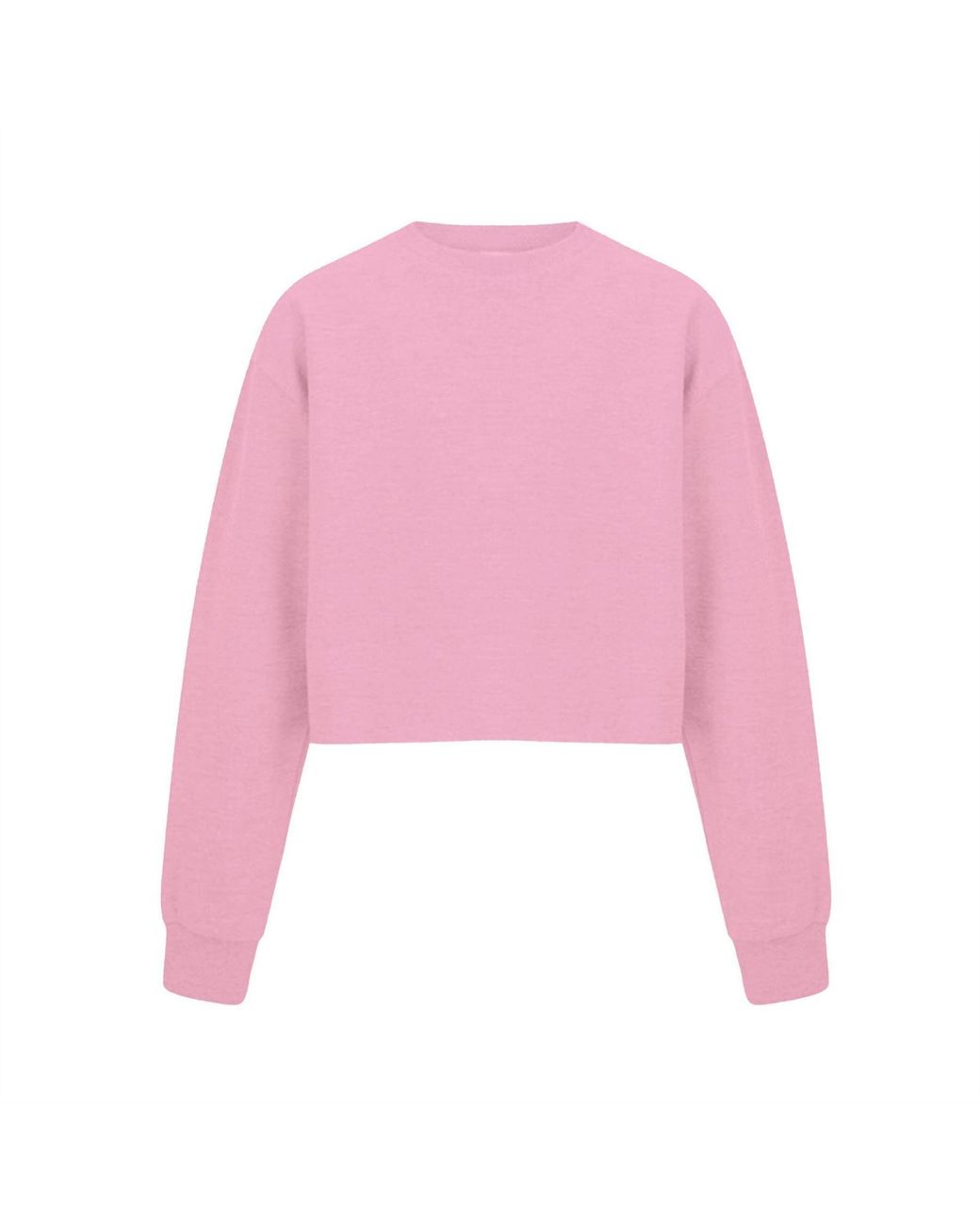 Miso Pink Cropped Sweatshirt