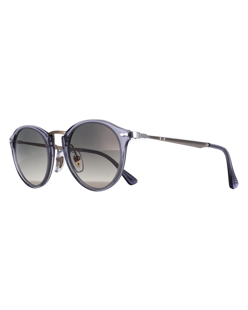 Persol Gray Round Transparent Ocean Clear Gradient Po3166S