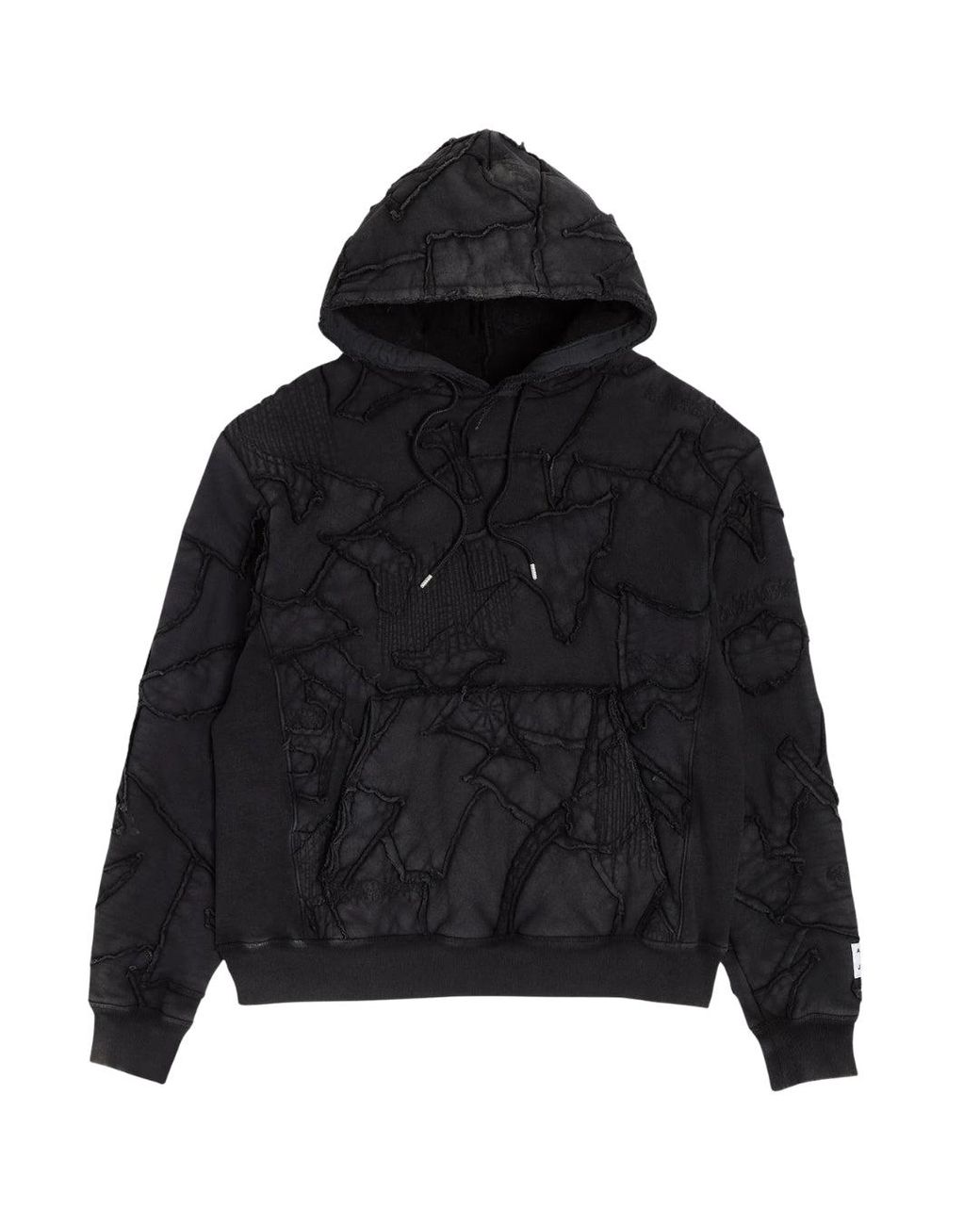 GALLERY DEPT. Black Collage Hoodie for men