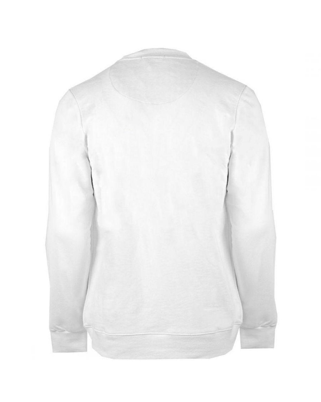Aquascutum White "A" Logo Sweatshirt Cotton for men