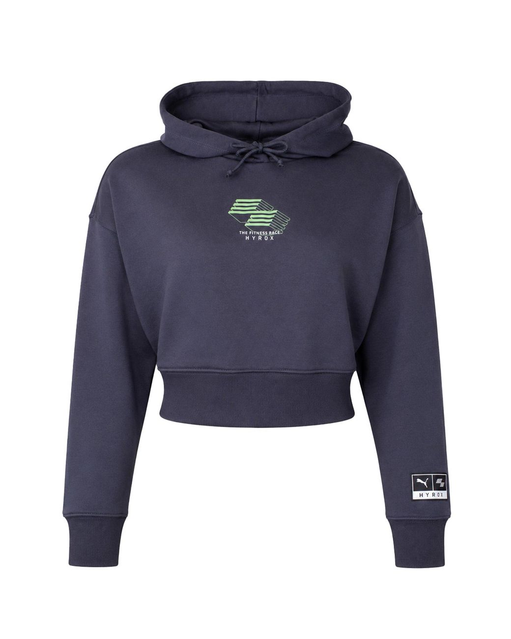 PUMA Blue X Hyrox Cropped Hoodie