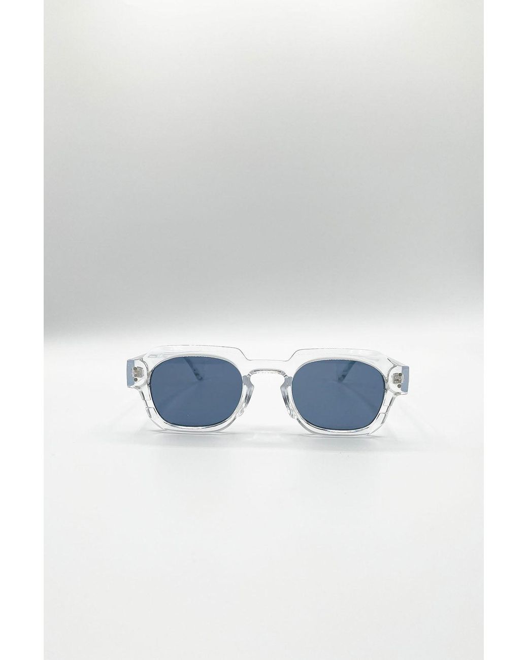 SVNX Multicolor Angular Wayfarer Sunglasses
