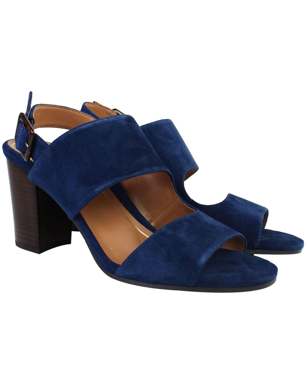 Vionic Blue Bianca Sde Tort Bkl Sandals Suede