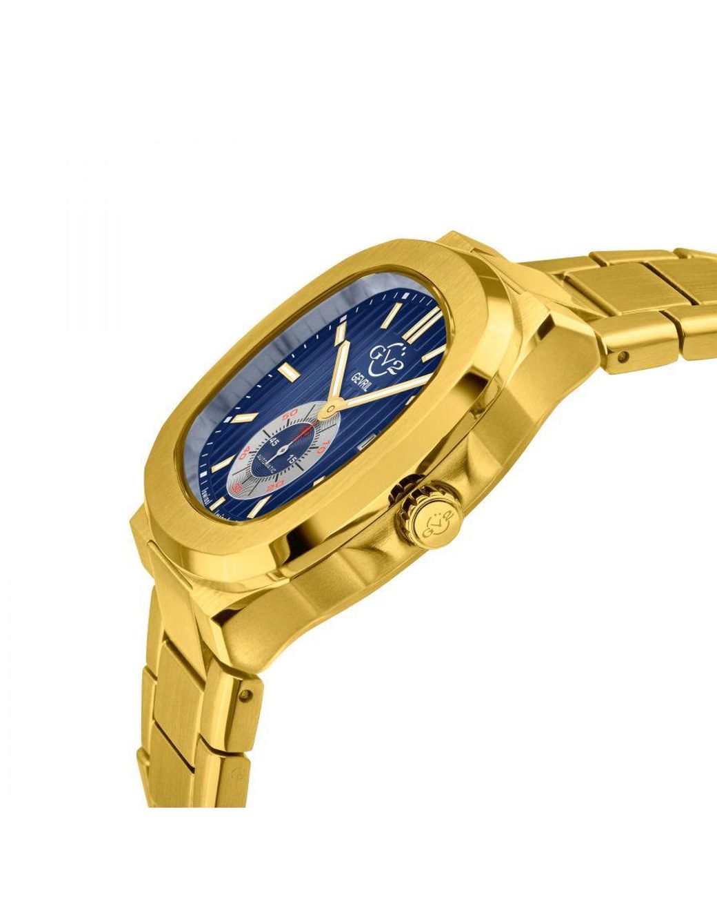 Gv2 Blue Potente 316L Stainless Steel Swiss Automatic Eta 2895 Watch for men