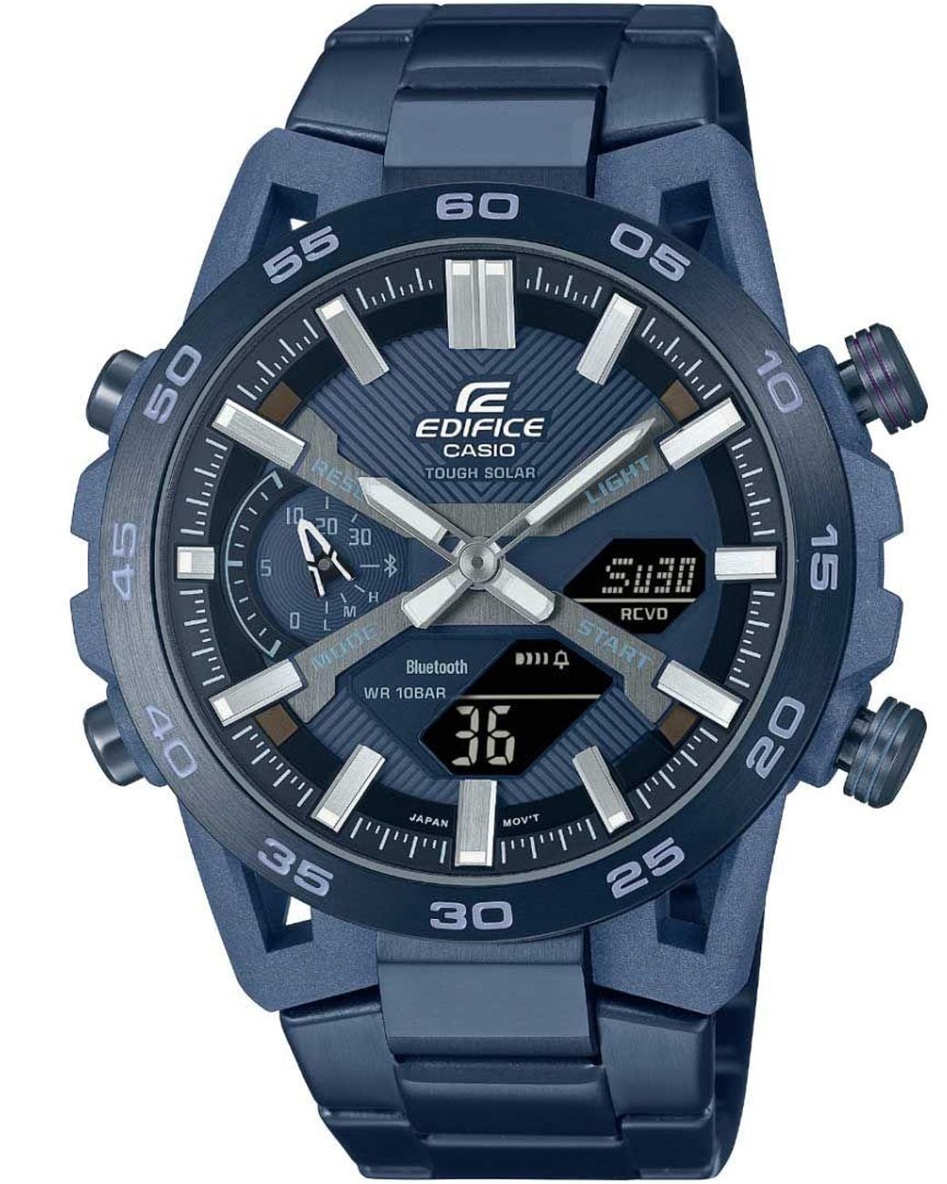 G-Shock Blue Edifice Sospensione Watch Ecb-2000Cb-2Aef Stainless Steel for men
