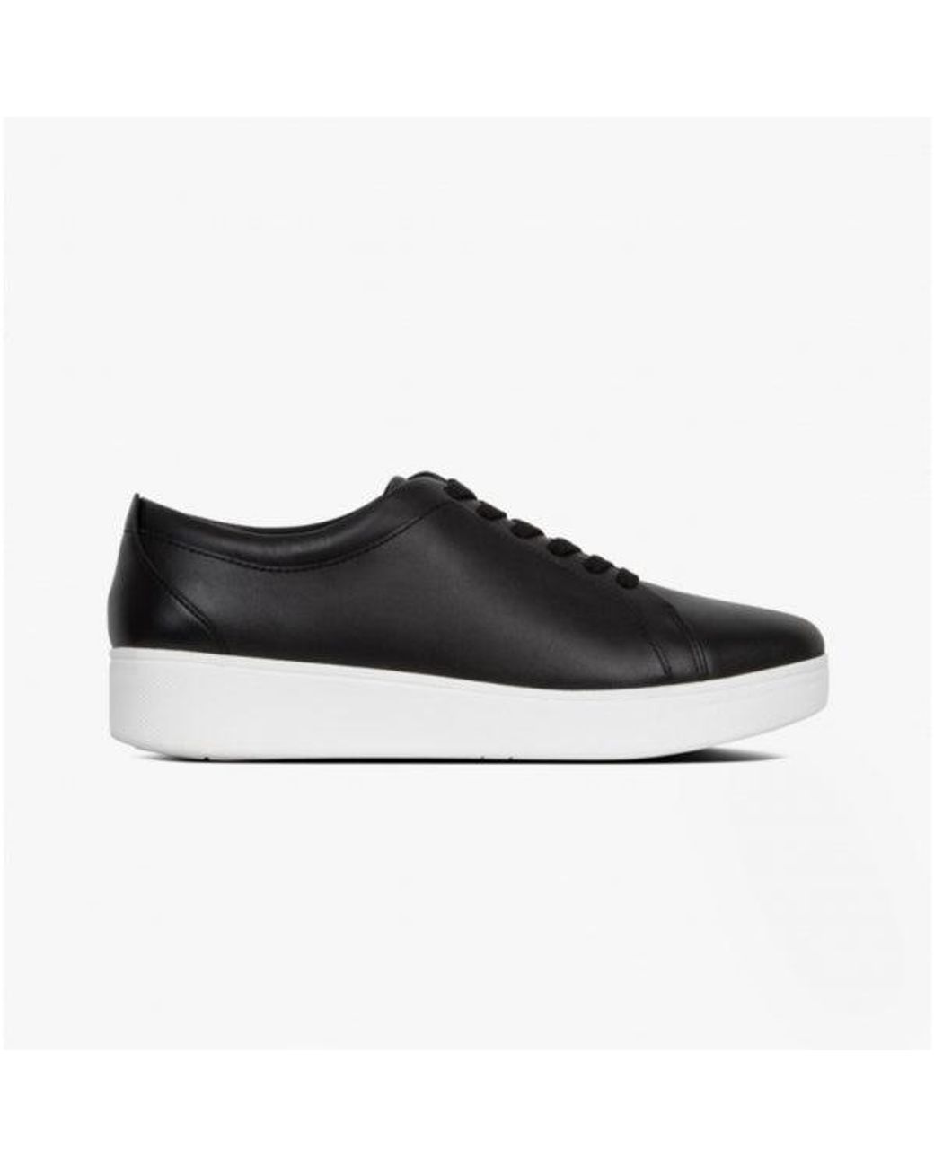Fitflop Black Rally Ladies Leather Trainers