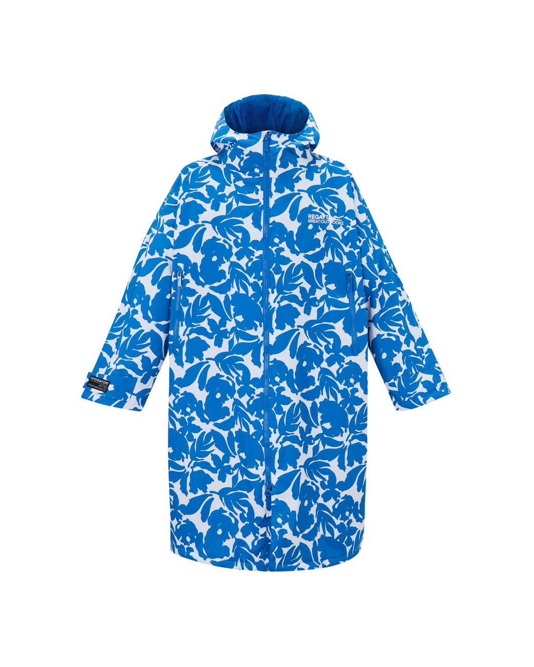 Regatta Blue Adult Fleur Bloom Changing Robe (Multicoloured)