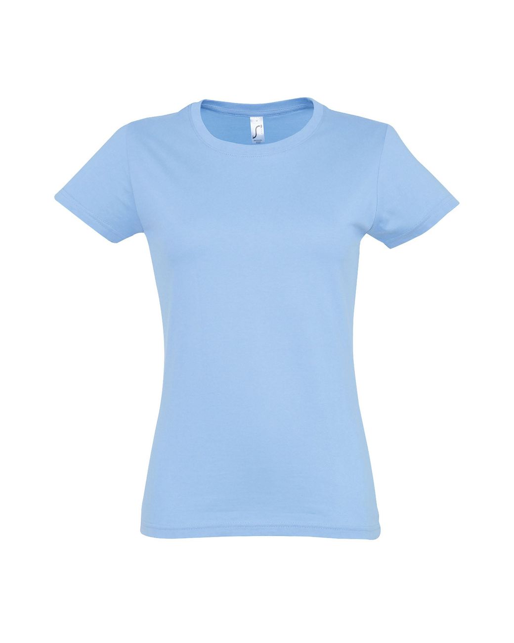 Sol's Blue Ladies Imperial Heavy Short Sleeve T-Shirt (Sky)