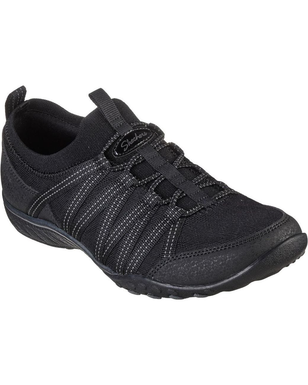 Skechers Blue Breathe Easy First Light Slip On Trainers