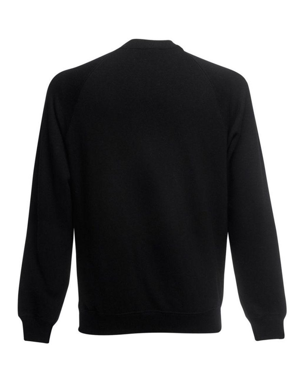 Fruit Of The Loom Gray Raglan Sleeve Belcoro Sweatshirt Cotton for men
