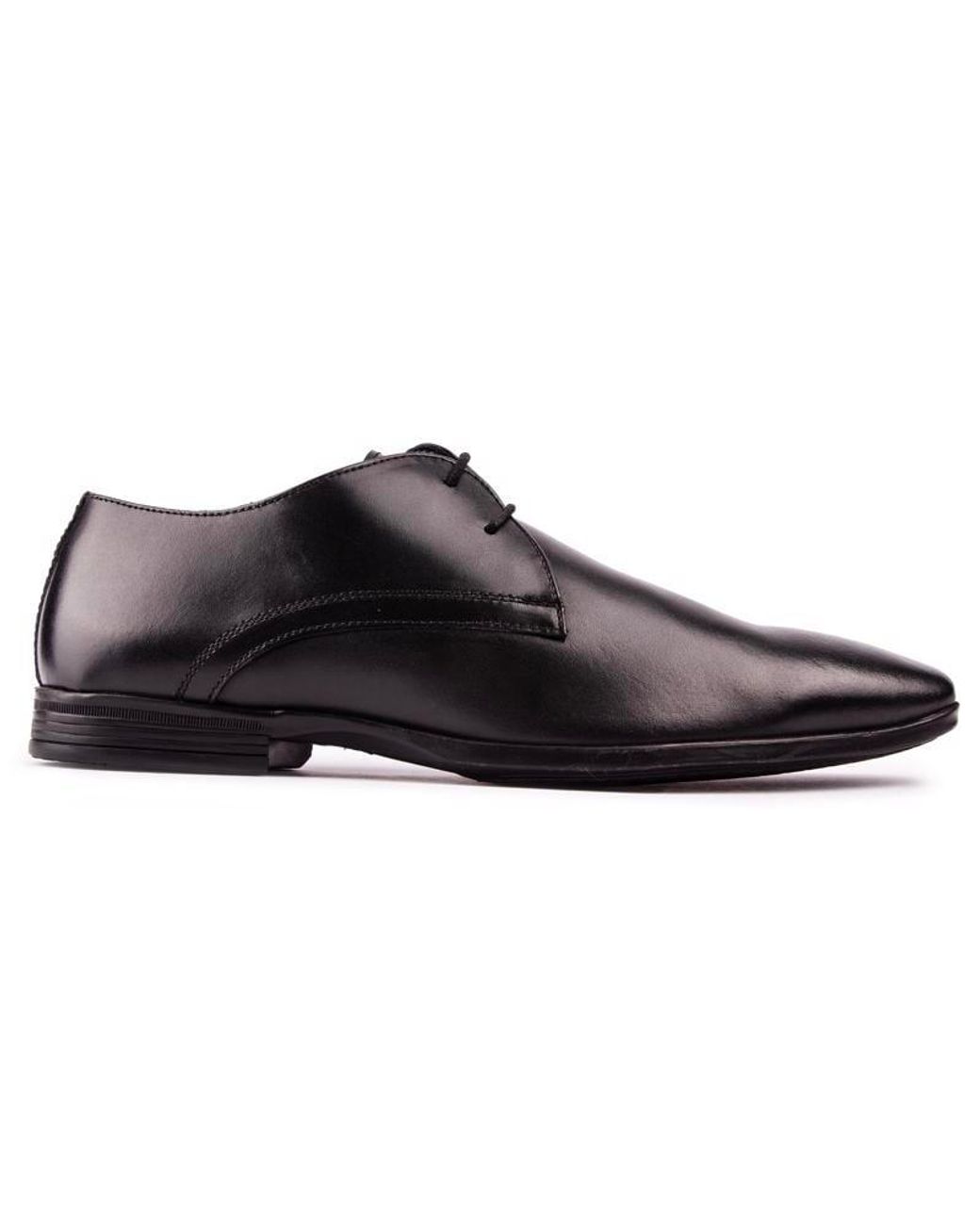 Silver Street London Black Craven Shoes for men