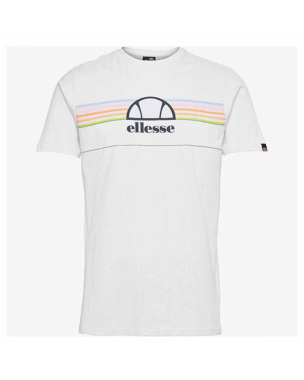 Ellesse White Lentamente T-Shirt for men