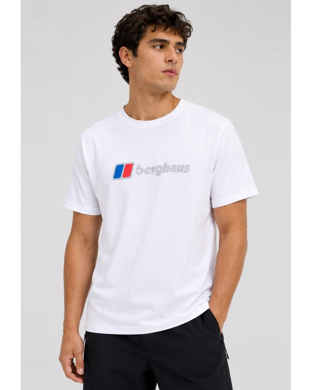 Berghaus White Class Xl-Logo T Shirt for men