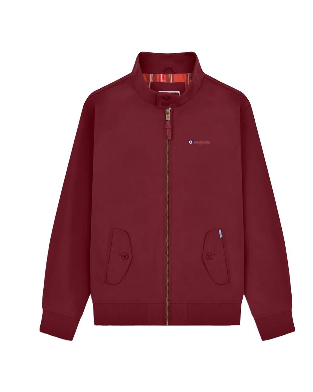 Lambretta Red Shower Resistant Harrington Jacket for men