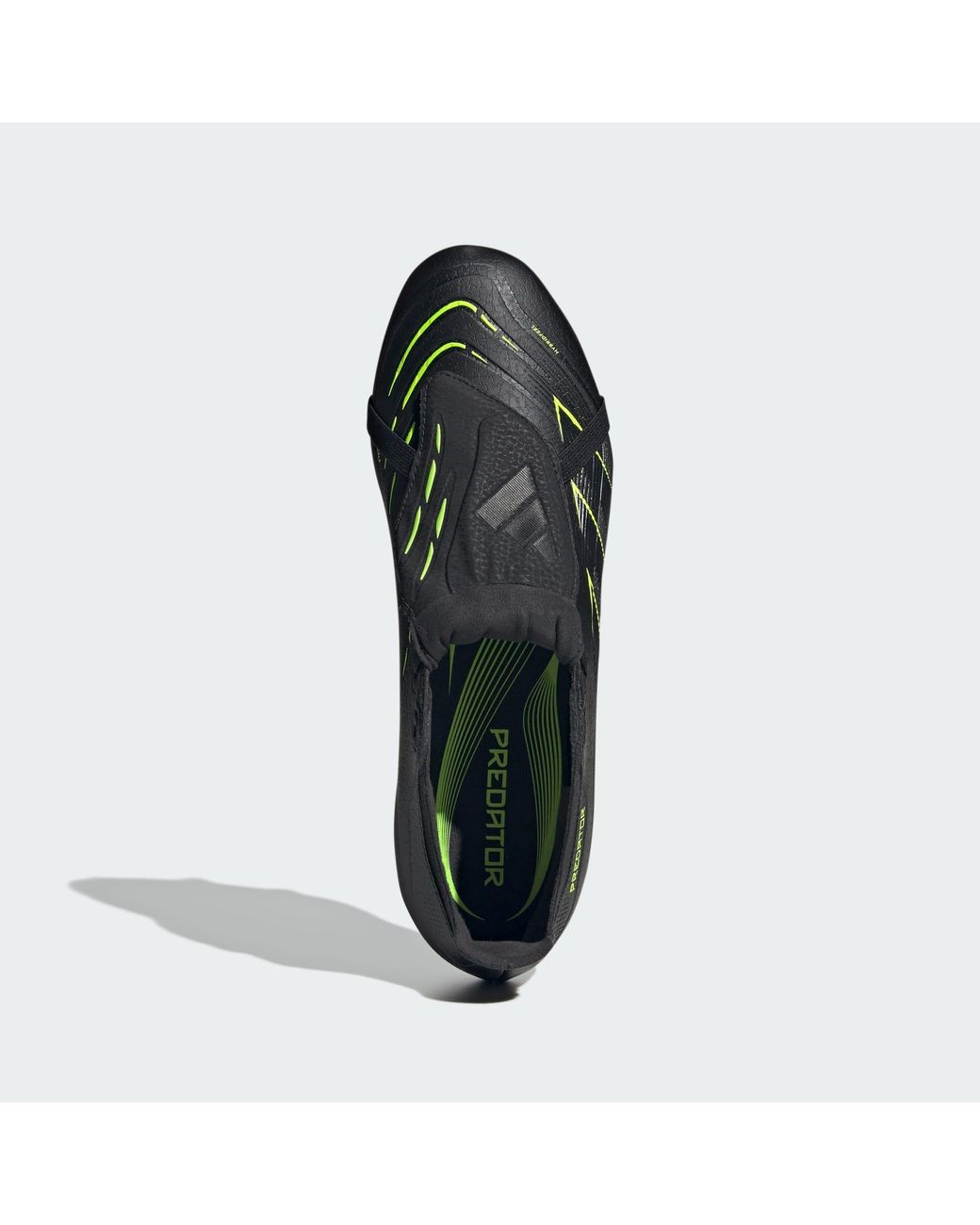 Adidas Originals Black Predator League Fold-Over Tongue Soft Ground Boots