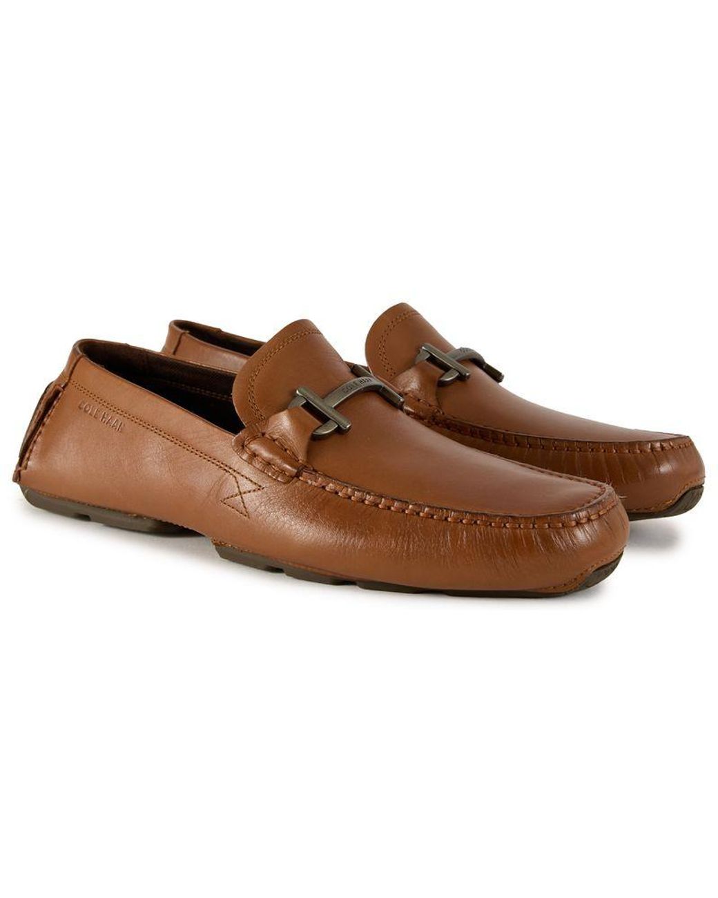 Cole Haan Brown Donohue Grand Driver Shoes for men