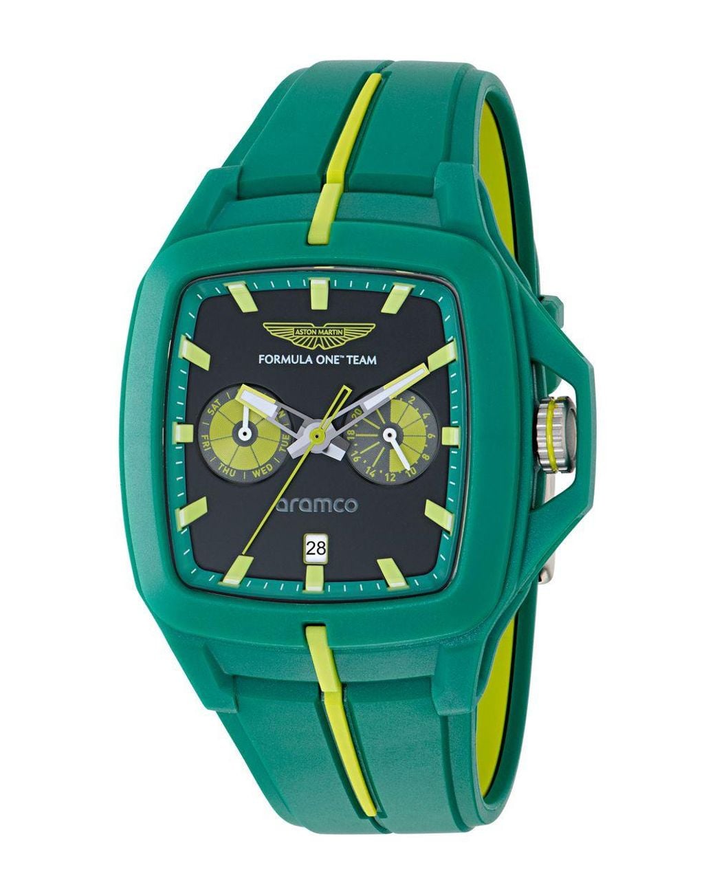 Aston Martin Am Formula 1 Flk Watch Mtff1F601 Silicone in Green for Men ...